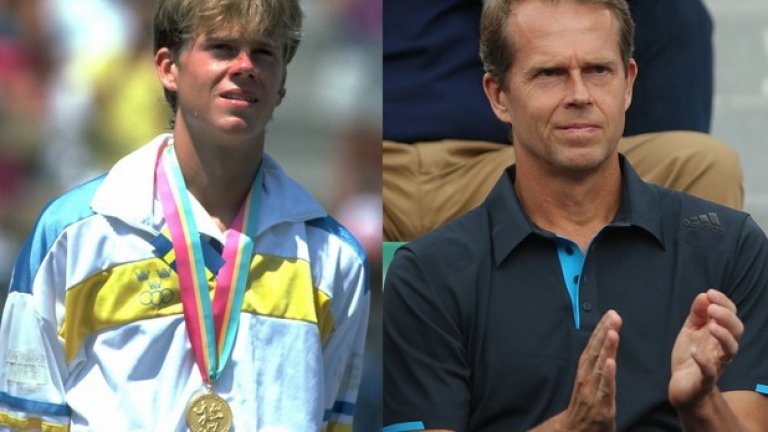 Стефан Едберг, 48, в момента е треньор на Роджър Федерер. Като тенисист има шест титли от Големия шлем.