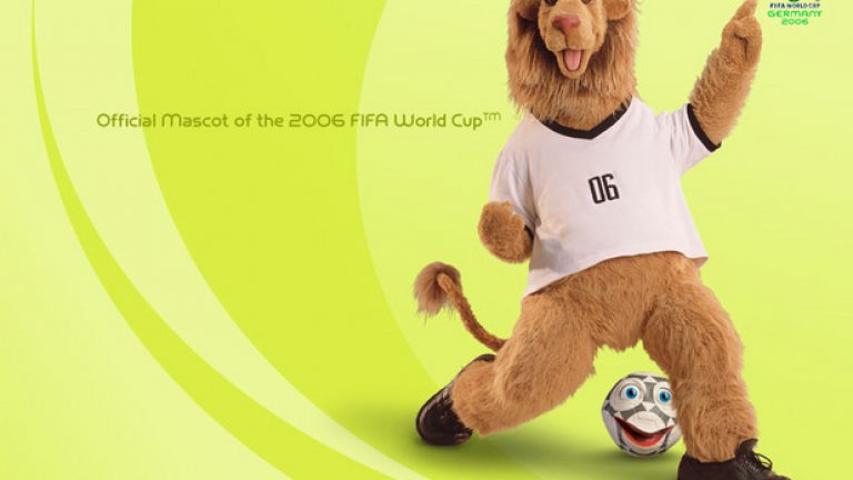 2006 г. - Голео - едно напълно нормално и просто име за нещо толкова стриктно организирано и ясно като Мондиал в Германия. Лъвчето държи рекорда за най-сериозни продажби на сувенири с него по света.