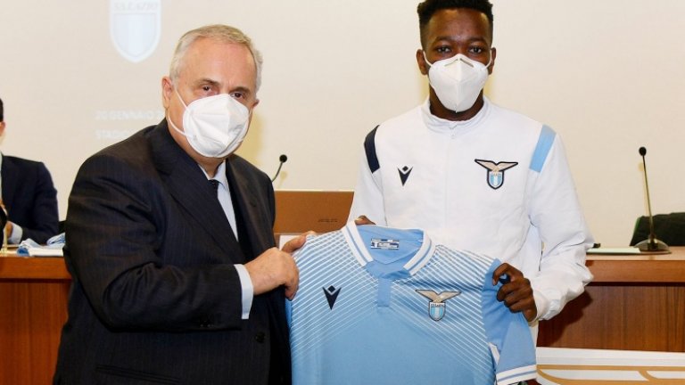 Лацио подписа с африкански играч от улицата