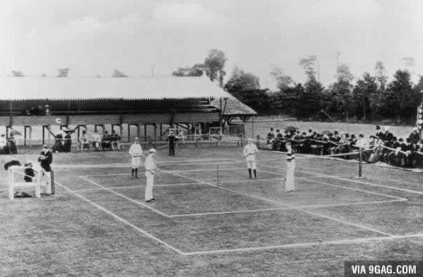 Първият международен тенис мач в Уимбълдън, 1883-та