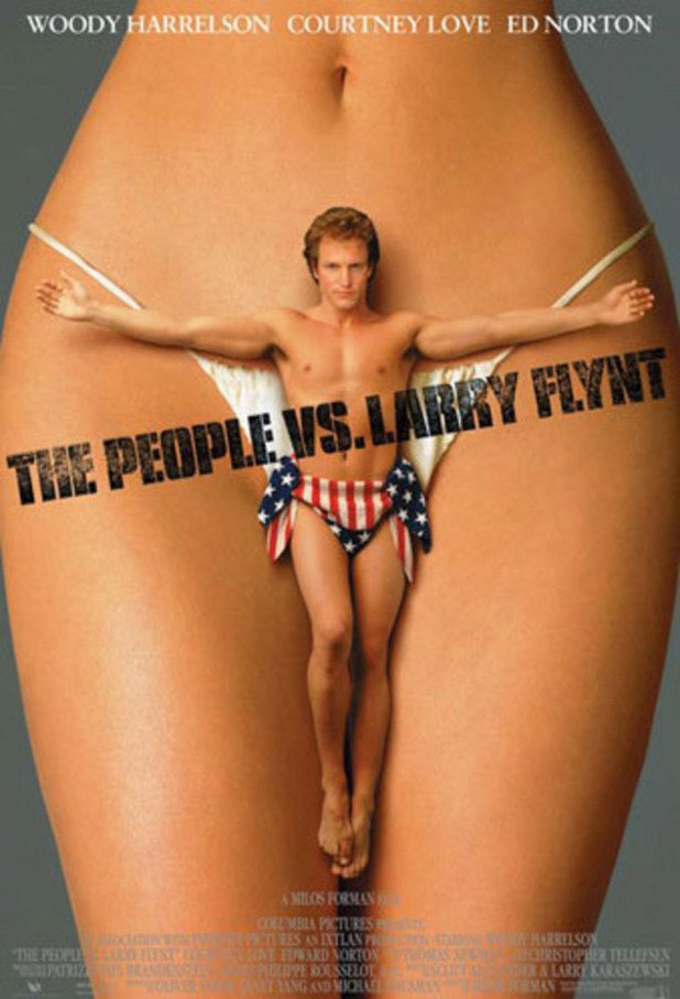 9.  The People Vs Larry Flynt/ Народът срещу Лари Флинт

Единственото, което може да ви се случи, е да се влюбите в Уди Харелсън, гледайки този плакат.