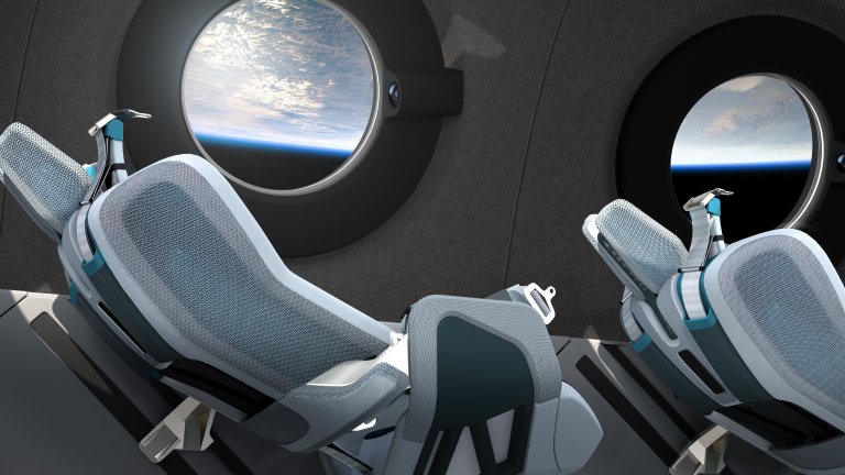 Лукс в космоса: Добре дошли на борда на SpaceShipTwo