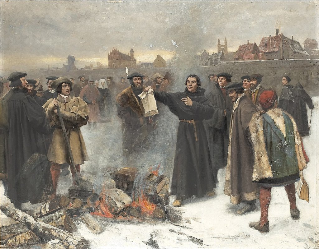 Karl_Aspelin-Luther_uppbränner_den_påfliga_bullan