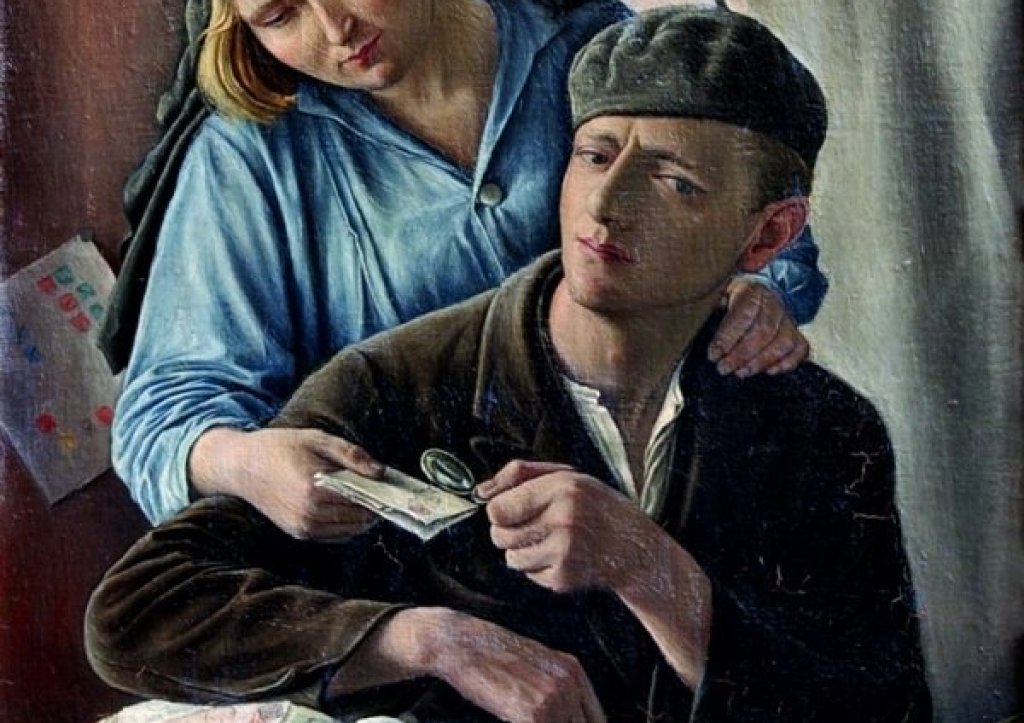 François_Barraud_-_Le_Philatéliste