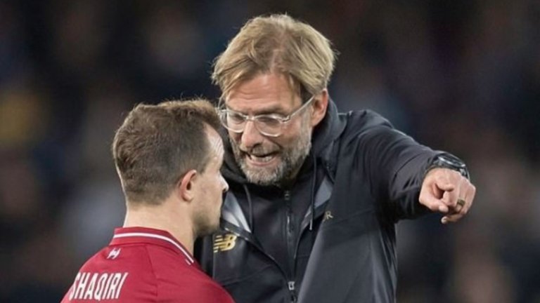 Клоп се скара на Шакири заради фаул в края.