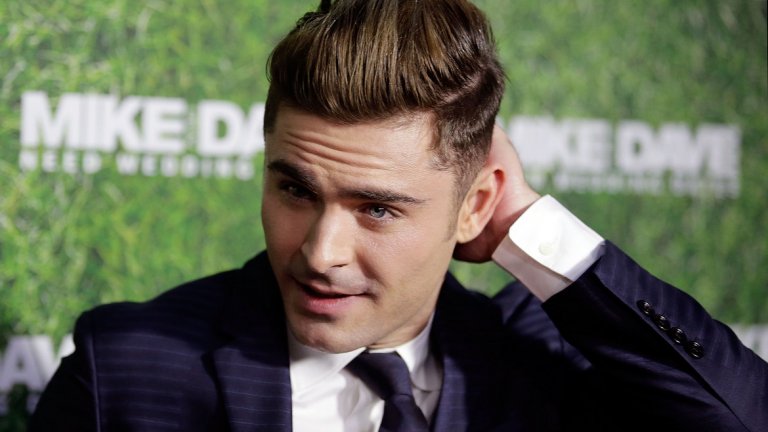 Зак Ефрон 
Очевидно е, че Ефрон е от суетните мъже, които полагат много грижи за външния си вид. Той прекарва часове във фитнеса, за да има тялото, което показва на екрана. А когато му се налага да се изправи до Скалата в "Спасители на плажа" - времето му с тежестите се удвоява. 
Освен към тренировките, Зак е пристрастен и към грима и по-точно към спиралата. Негови колежки актриси споделят, че той може да си сложи спирала по-бързо и умело дори и от тях. Ефрон често носи спирала и извън снимачната площадка.