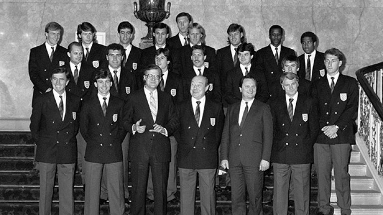 Англичаните преди световното първенство в Мексико през 1986 г.