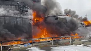 През нощта е извършено мащабно нападение с дронове