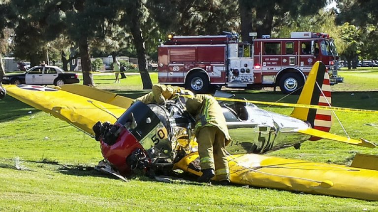 Харисън Форд има 30-годишен опит като летец