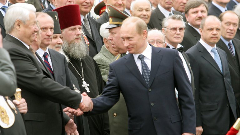 Борис Елцин и Владимир Путин