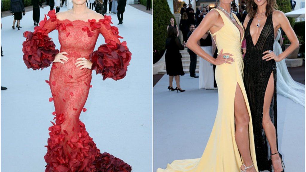 amfar 2016, колаж, кейти пери, хайди клум,