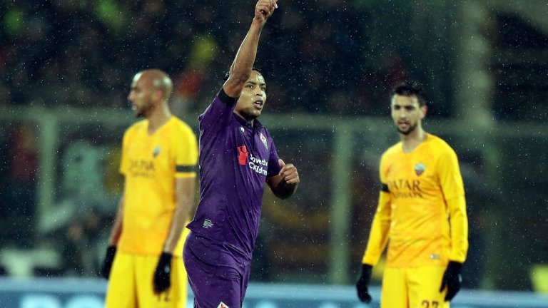 Муриел се радва на попадението си за 3:1 през първото полувреме. След почивката Рома напълно рухна и пусна още 4 гола