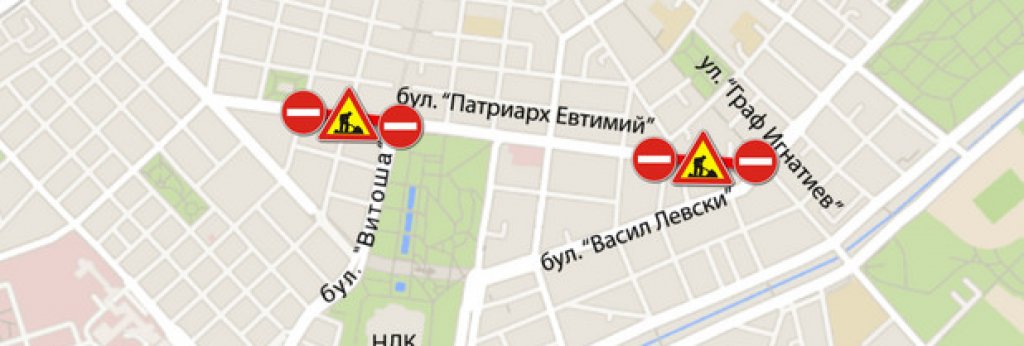 Ето къде ще са новите тапи в София заради метрото