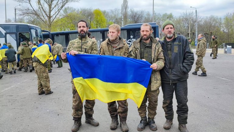 Украйна си върна 130 военни от руски плен