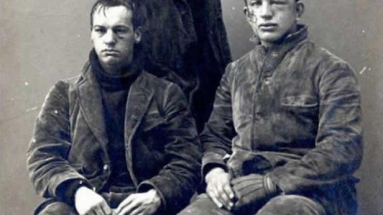 Студенти в Принстън след бой със снежни топки, 1893-та