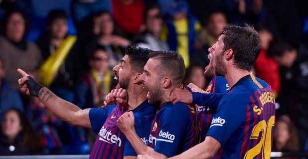 Играчите на Барселона обезумяха след изравнителния гол, който им донесе точка в наглед загубен мач