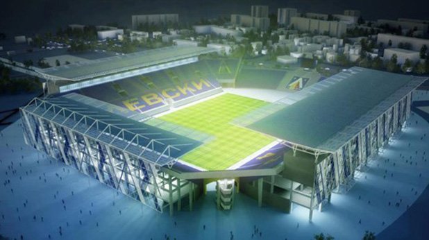 Така трябваше да изглежда през септември тази година стадион "Георги Аспарухов".