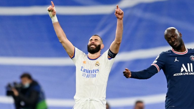 Бензема поведе Реал към велик обрат и съсипа ПСЖ на "Бернабеу"!