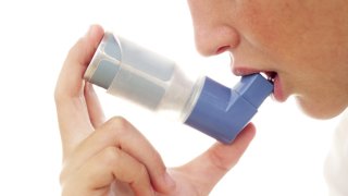 Person Using an Inhaler