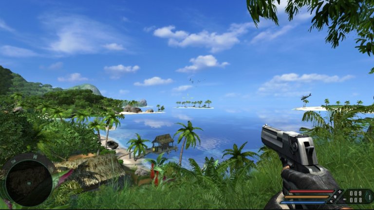 Far Cry
Първата игра от популярната поредица не е най-добрата, но поставя началото на един от най-успешните франчайзи. С излизането си Far Cry предлага изключително красива и детайлна графика, която е почти безпрецедентна за тогавашните стандарти. 

В допълнение имаме и сравнително разчупен геймплей в отворен свят, разположен на окупиран от злодеи тропически остров, където играчите трябва да използват всички налични средства от околната среда.