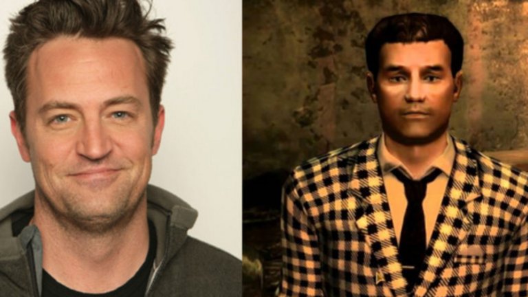 Матю Пери - Fallout: New Vegas
Най-известен с това, че играе ролята на Чандлър в емблематичния сериал “Приятели”, Матю Пери се оказва доста голям фен на видеоигрите. Очевидно екипът на Obsidian Entertainment забелязва интереса на Пери, докато актьорът промотира филма си от 2009 г. 17 Again. Тоава Пери твърди, че играл толкова много Fallout 3, че ръката му се схванала и имал нужда от инжекции.
Точно тогава Obsidian работи върху следващата част от поредицата Fallout, наречена New Vegas, и кани Пери да озвучи героя Бени, един от антагонистите на играта. Интересното е, че оттогава Пери не е имал никакво друго участие във видеоигри; може би като много други фенове на Fallout, той чака истинското продължение на New Vegas.