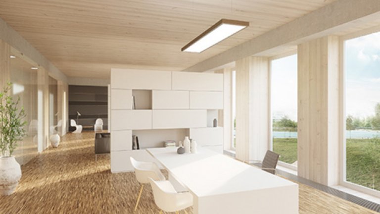 Интериорът на сградата по проект