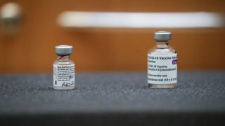 Prince Of Wales And Duchess Of Cornwall Undertake Engagements In London To Thank Those Involved In The COVID-19 Vaccine Rollout