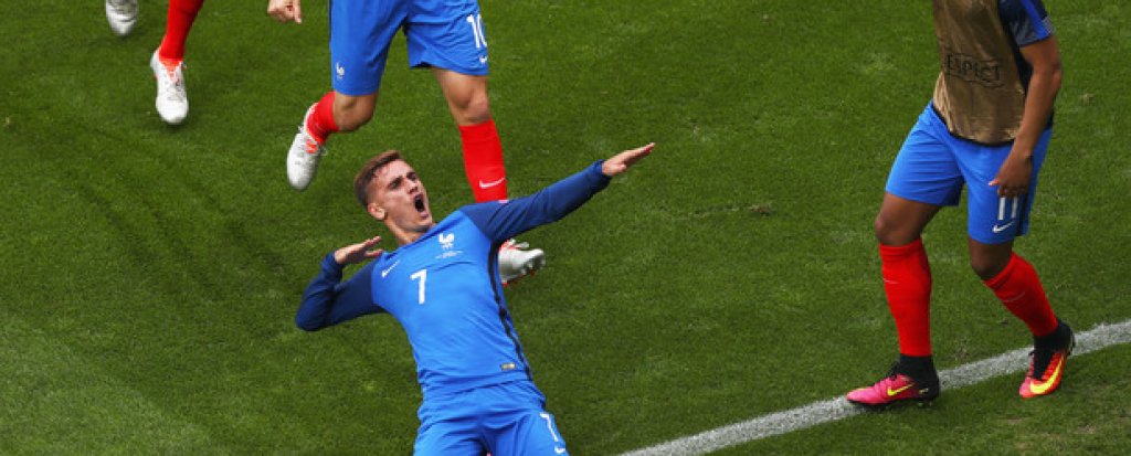 8. Шестте гола на Антоан Гризман – нападателят на Франция стана голмайстор на първенството с шестте си попадения