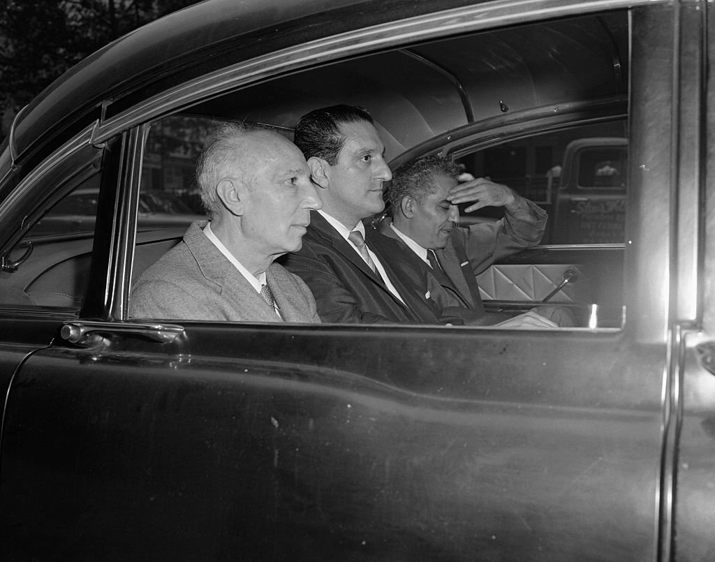 Group of Mobsters Sitting in a Car