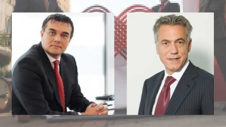 Александър Димитров (в ляво) ще наследи поста от Танасис Кацирубас