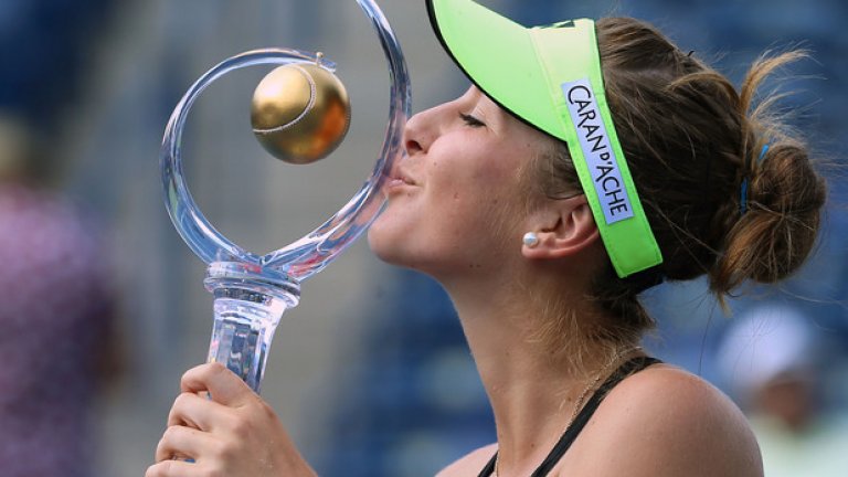 16. Белинда Бенчич – още една швейцарка, която ще запомни годината и заради победата си над Серина Уилямс на финала в Торонто.