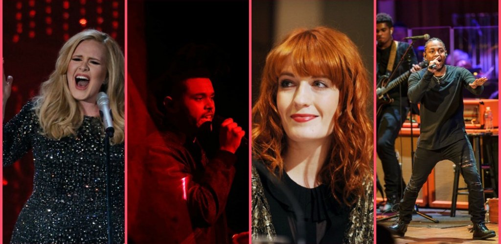 Албумите на Адел, The Weeknd, Кендрик Ламар и Florance and the machine бяха сред най-чаканите през 2015