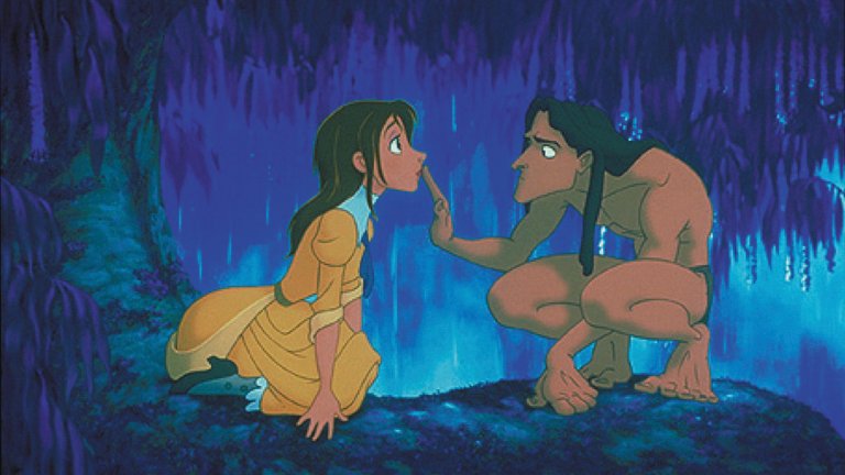 8. Tarzan / "Тарзан" (1999 г.)
Първият филм на "Дисни" след представянето на технологията Deep Canvas за 3D анимация, позволяваща на камерата да показва дълбочина на картината. Това води до промяна в самия начин на правене на анимационните филми и чисто визуалниото изживяване от тях. 
Отвъд това самата история на "Тарзан" е емоционална и добре разказана, а саунтракът с песни от Фил Колинс (от които “You’ll Be in My Heart" спечели дори "Оскар" за най-добра песен във филм) дава допълнителна сила на лентата.