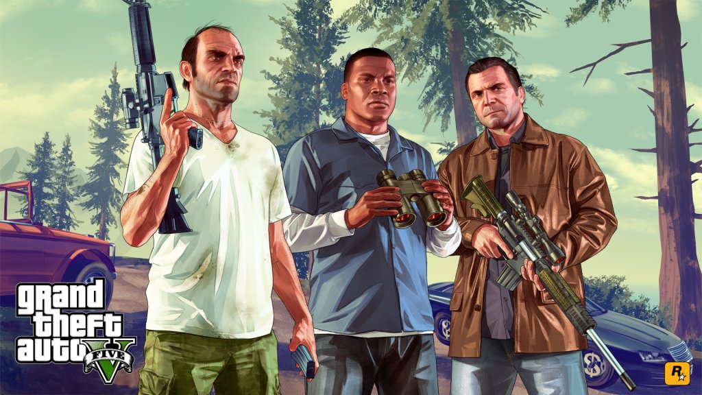 2. Grand Theft Auto V
Какво представлява: Екшън от трето лице
Платформи: PC, Xbox 360, Xbox One, PlayStation 3, PlayStation 4
Защо е толкова популярно заглавие:  Последната част на категорично най-популярния, разнообразен и полиран до б