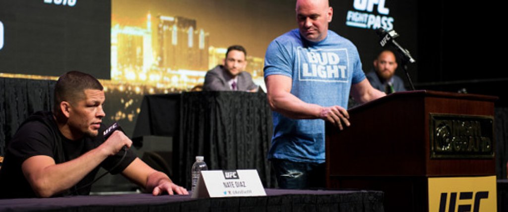 На пресконференцията преди UFC 200, на която Конър не присъстваше, Диаз имаше ясно послание към всички: „Не съм искал аз този мач, той го поиска. Ако не се случи, излизам във ваканция”.

&quot;I&#39;m down for whatever. I come here to fight.&quot; -@NateDiaz209 #UFC200 https://t.co/xtJ3mijswB&mdash; UFC (@ufc) April 22, 2016
