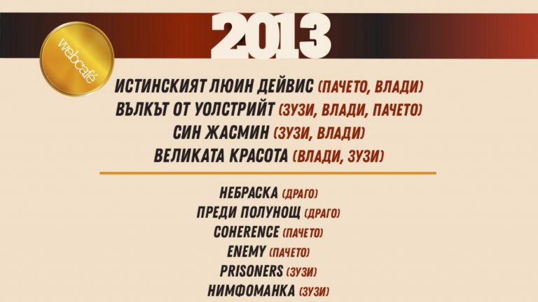 Тихо, филмът започва: Най-добрите филми на десетилетието