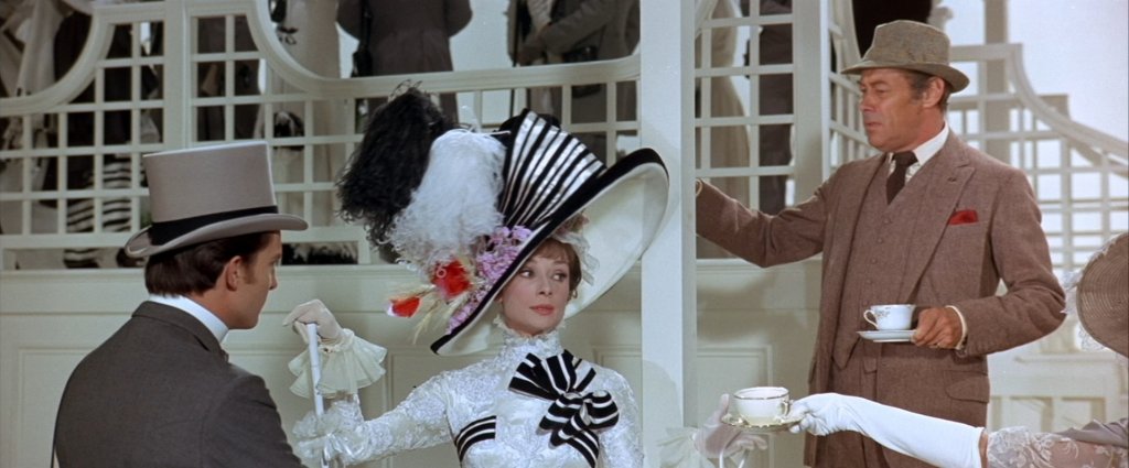 \"Моята прекрасна лейди\" (My Fair Lady, 1964) 
Одри Хепбърн. Рекс Харисън и брилянтната режисура на Джордж Кюкор. Близо три часа в слушане на музиката на композитора Андре Превен и гледане на пищните костюми на Сесил Бийтън. Целта на главния герой, 