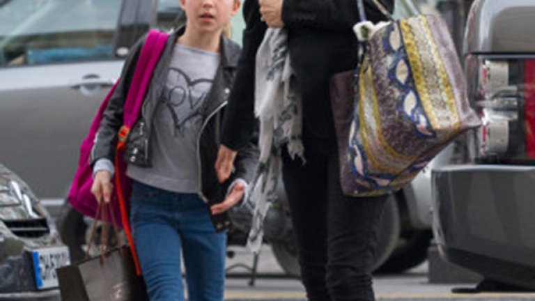 Кейт Мос и дъщеря й Лила Грейс