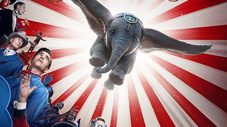 “Дъмбо“, 29 март

Едно от най-очакваните филмови събития тази година е завръщането на слончето Дъмбо. Този път ще видим игрална адаптация на култовата анимация за летящото слонче от 1941 година. Това е само един от опитите на Уолт Дисни да съживи любимите анимационни класики в игрални филми.  Режисьор е Тим Бъртън, а в ролите ще видим Ева Грийн, Колин Фарел, Дани де Вито, Майкъл Кийтън и други. 
