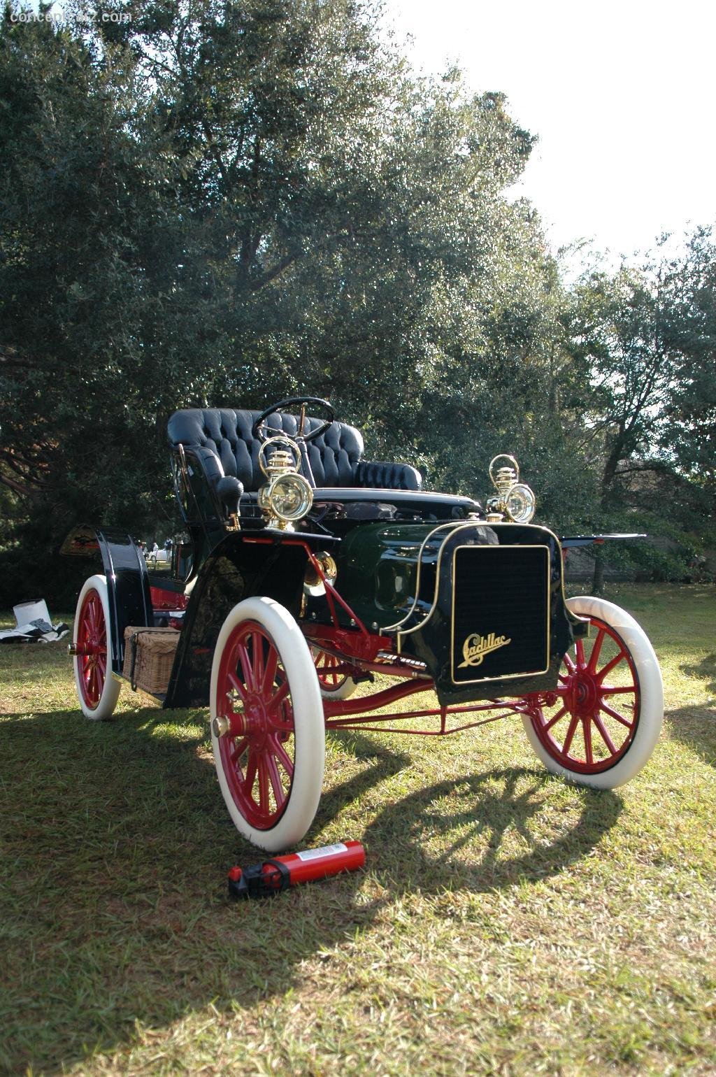 1908 Cadillac 
Това на практика е първият автомобил със сменяеми части. След като показват това, компанията печели Dewar Trophy от Royal Automobile Club. Именно заради това се повява и слоганът на Cadillac "Световен стандарт". 
