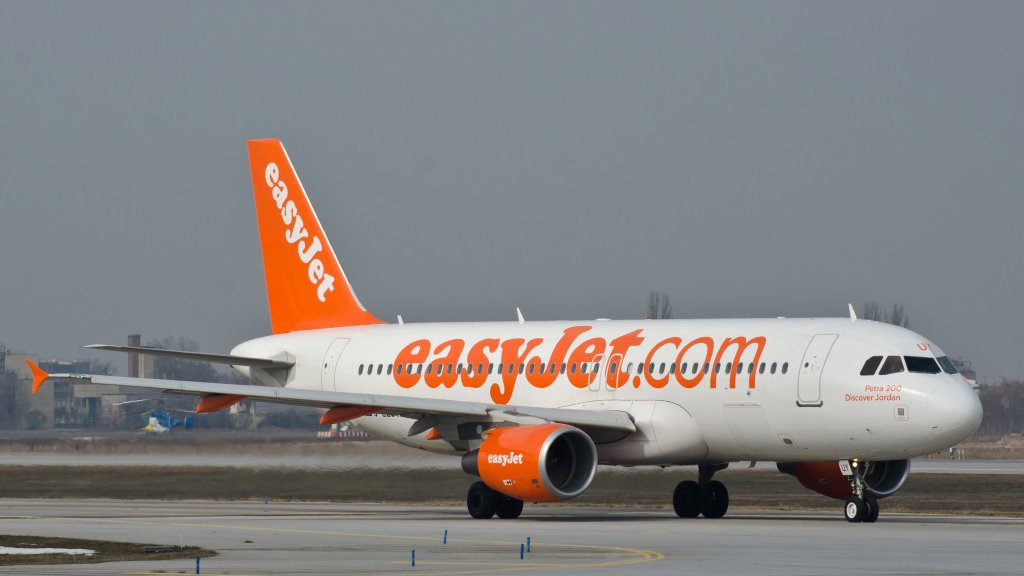 easyJet na letishte Sofia