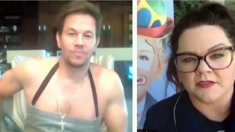 Сбъднатият сън на Мелиса Маккарти - Марк Уолбърг по престилка в дома й