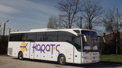 Български автобус се обърна в Унгария