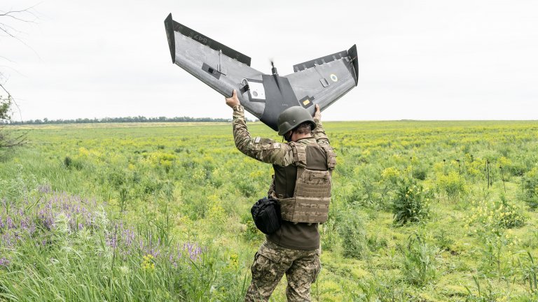 Украинската армия е извършила атака с дронове в същия район