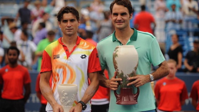 Федерер срещна съпротива от Ферер, но постигна 16-та победа над него от 16 мача