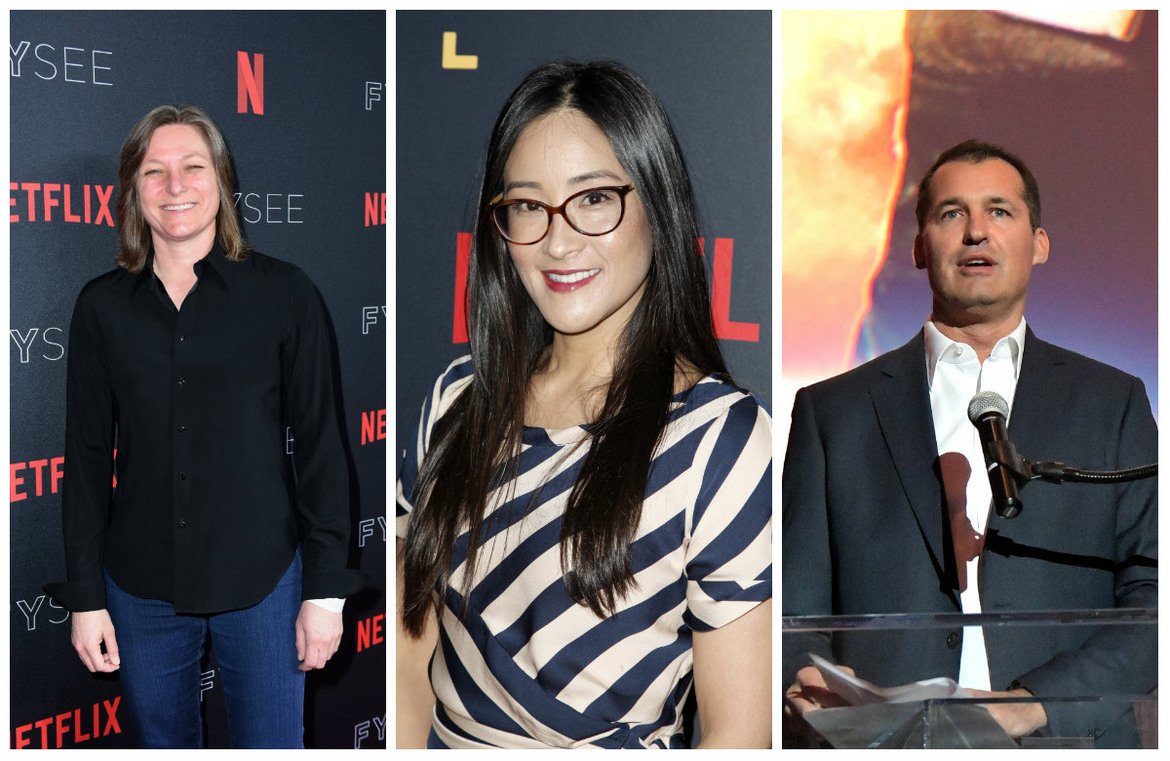 9. Синди Холанд, Лиза Нишимура и Скот Стъбър - вицепрезидент по оригиналното съдържание, вицепрезидент по оригианлното документално съдържание и комедийните програми, вицепрезидент по оригиналното филмово съдържание в Netflix