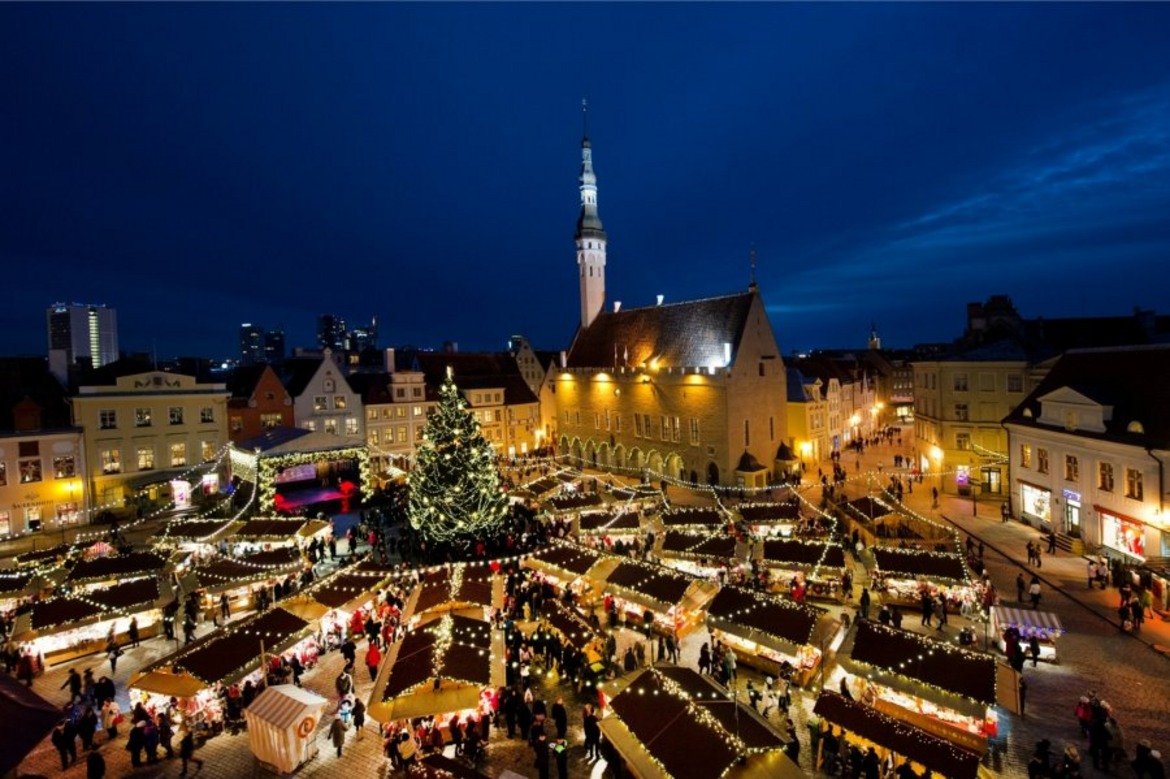 Коледните базари в Талин по нищо не отстъпват на най-популярните в Европа
