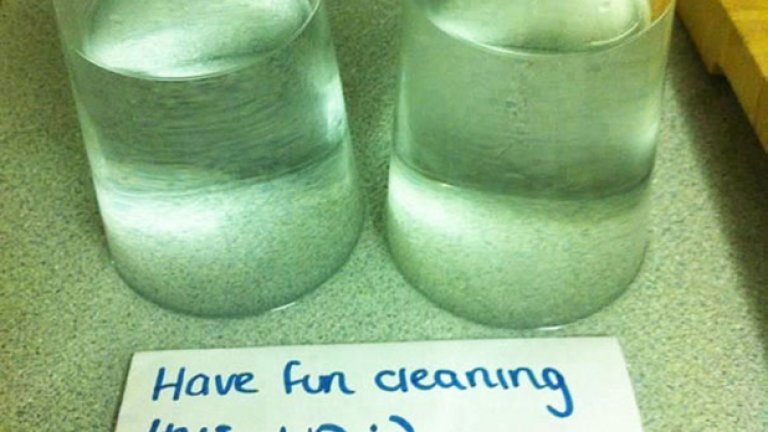 Ами сега? Как да пиеш, без да разлееш