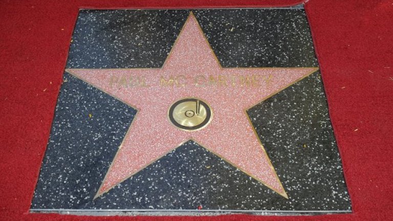 "Никога не бих могъл да си помисля, че би дошъл денят, когато аз ще получа звезда в холивудската Алея на славата. Това просто бе невъзможно да се случи", сподели сър Пол Маккартни