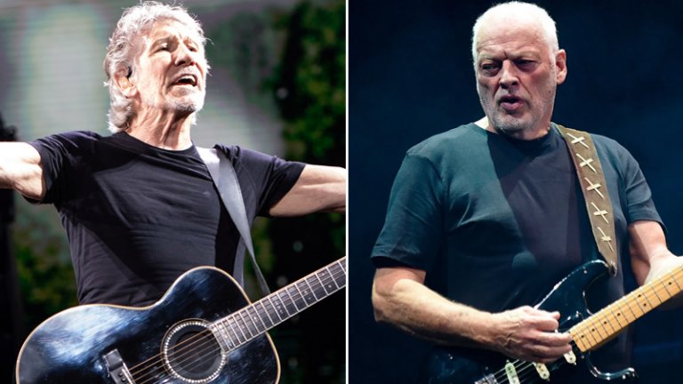 Роджър Уотърс и Дейвид Гилмор
Ненадминатите Pink Floyd са изживели невероятни перипетии в дългата си и неравна история към величието, като и те си имат своята велика вражда. Творческите лидери от златния период на групата Дейвид Гилмор и Роджър Уотърс се намразиха неистово към края на 70-те, когато излезе и епохалният албум The Wall, написан от Уотърс.
Басистът напусна Floyd официално през 1985 г. и започна дълги съдебни дела, разгневен, че бандата продължава дейността си без него. В последните няколко години преди тази раздяла, взаимоотношенията във Floyd били съсипани, а специално враждата Уотърс-Гилмор продължи още двайсетина години след това. 
Творческите и личностни различия между китариста и басиста изглежда са били нерешими, но все пак те заровиха томахавките за едно финално шоу на великия състав на Floyd заедно с Ник Мейсън и Рик Райт на концерта Live8 през 2005 г. Оттогава Уотърс и Гилмор още два пъти споделиха една сцена и безспорно подобриха взаимоотношенията си, но Pink Floyd вече преустанови активност и пълноценното им време заедно явно си остава в миналото.